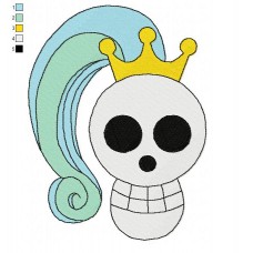 Logo One Piece 11 Embroidery Design